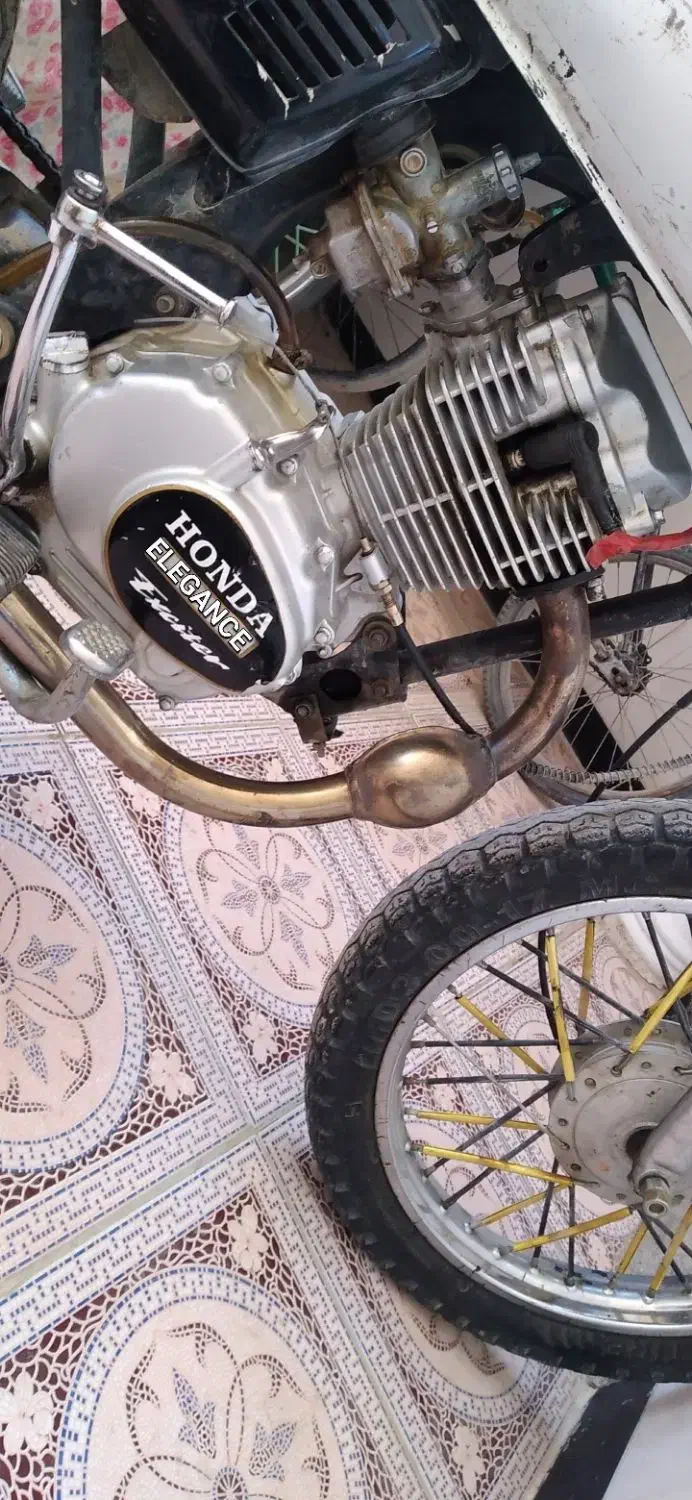 موتور الگانس ژاپنی مدل92 در حد402 شماره دار|موتورسیکلت|جوانرود, |دیوار