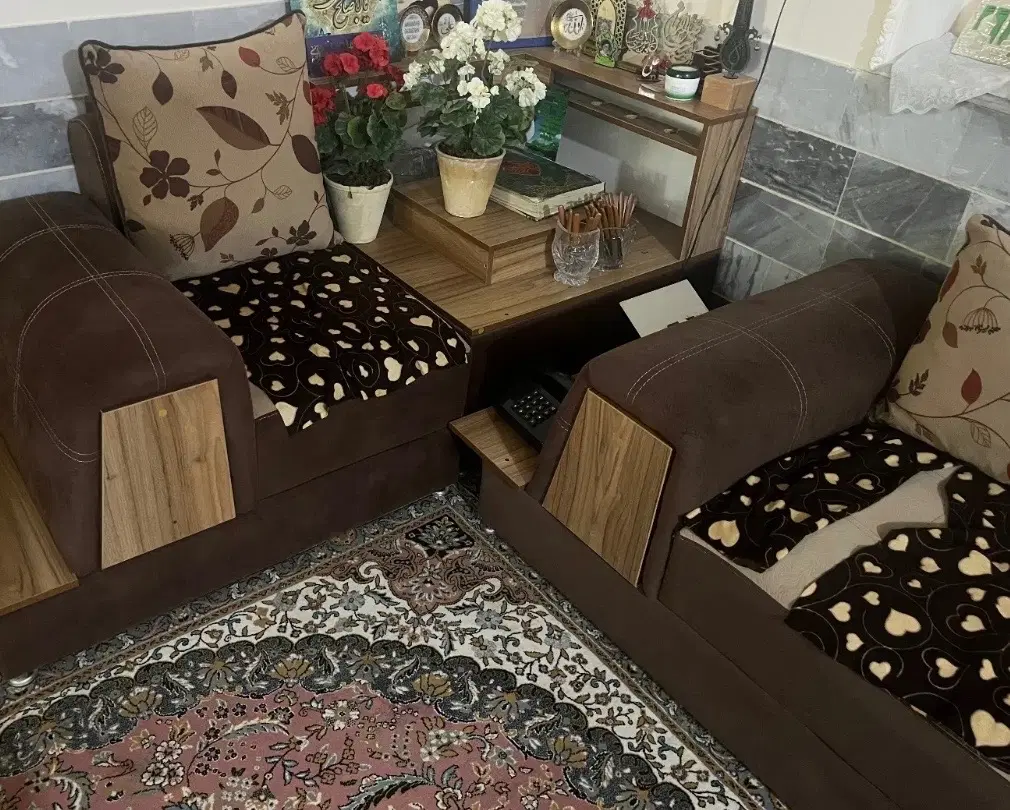 راحتی L|مبلمان خانگی و میز عسلی|محلات, |دیوار