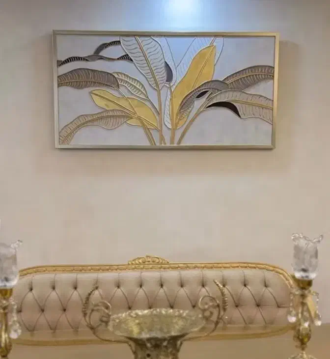 تابلو دکوراتیو برگ موز|تابلو، نقاشی، عکس|چالوس, |دیوار