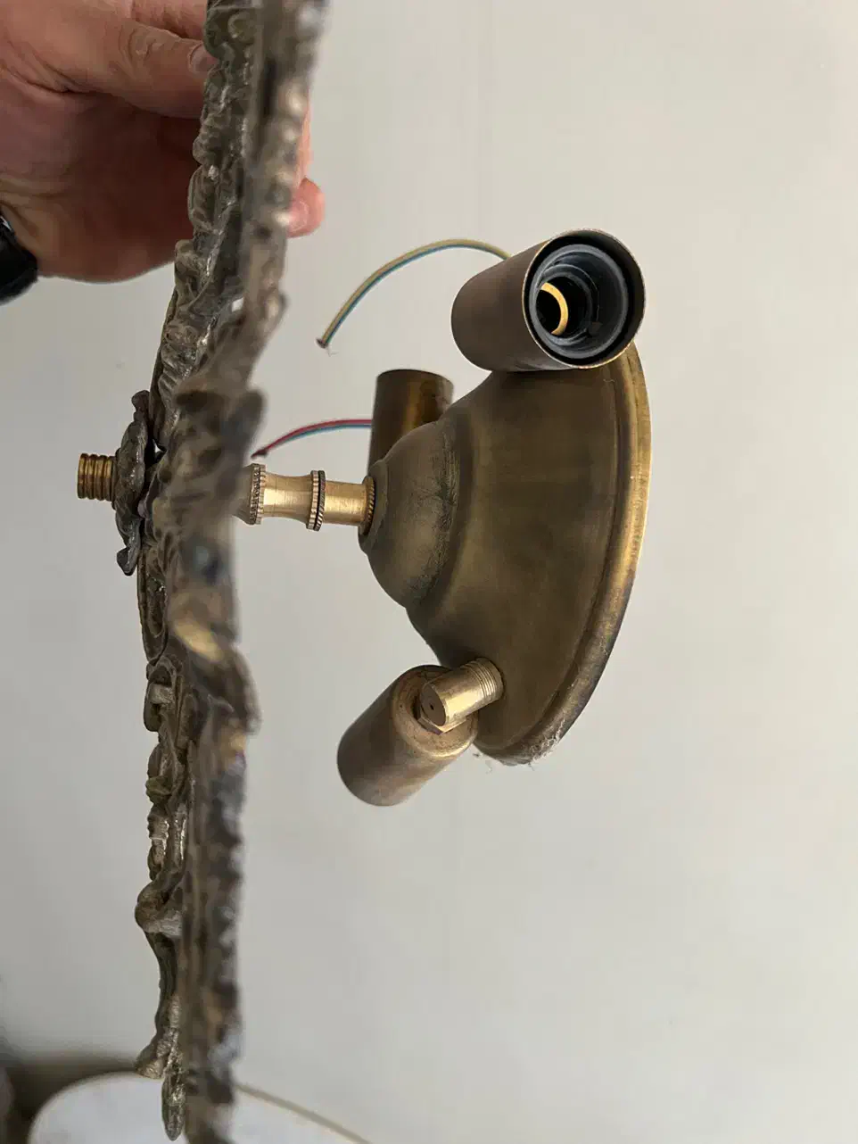 سقفی جنس کامل برنز|لوستر و چراغ آویز|اصفهان, آهنگران|دیوار