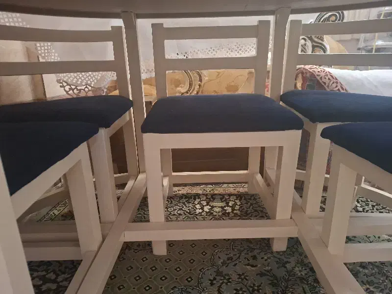 میز ناهارخوری کمجا|میز و صندلی غذاخوری|پیشوا, |دیوار