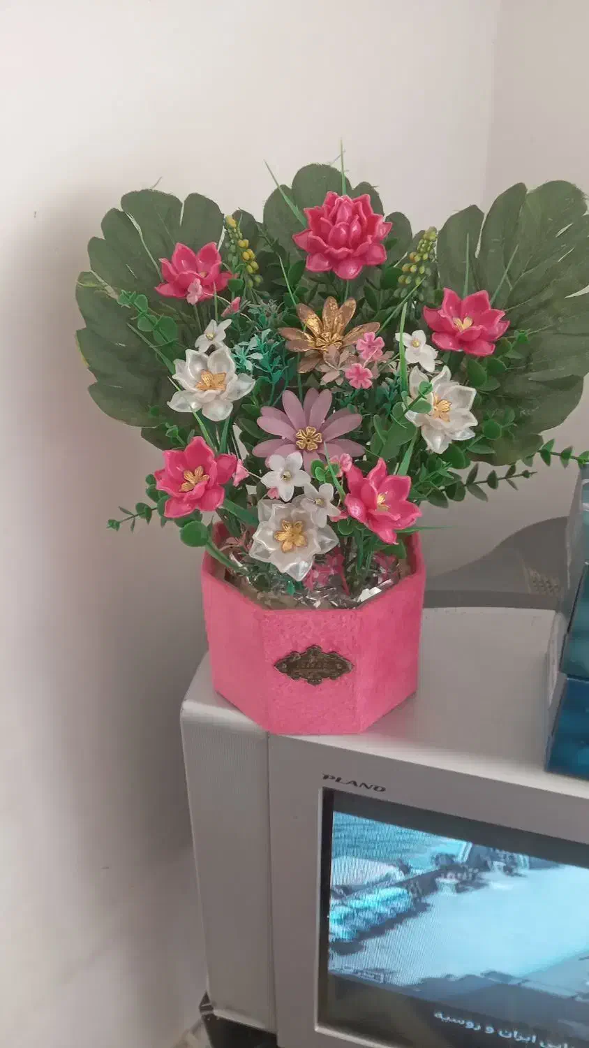 گل مصنوعی|گل مصنوعی|ایوان, |دیوار