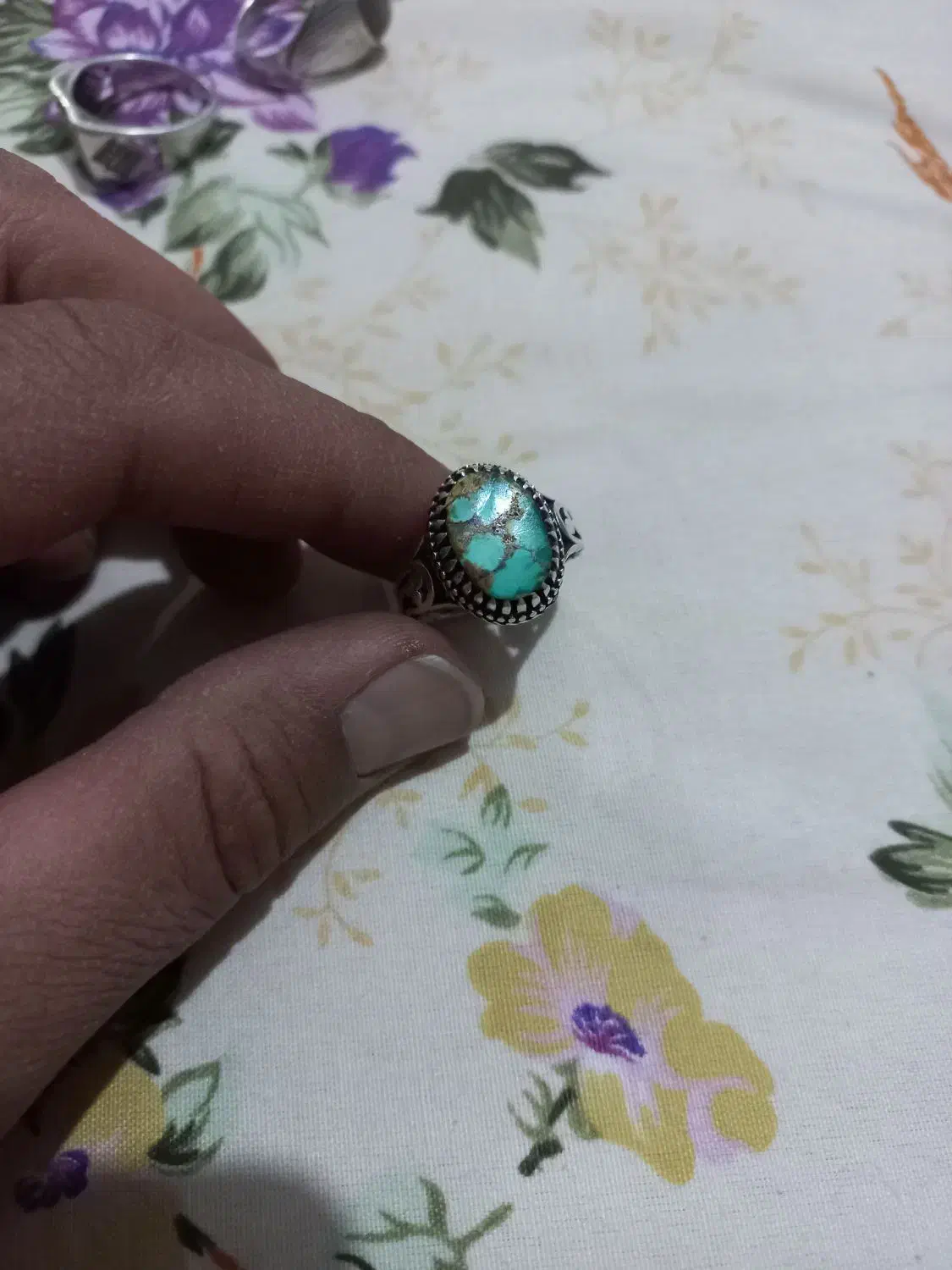 انگشتر فیروز و باباقوری|جواهرات|مشهد, کوی ولیعصر|دیوار