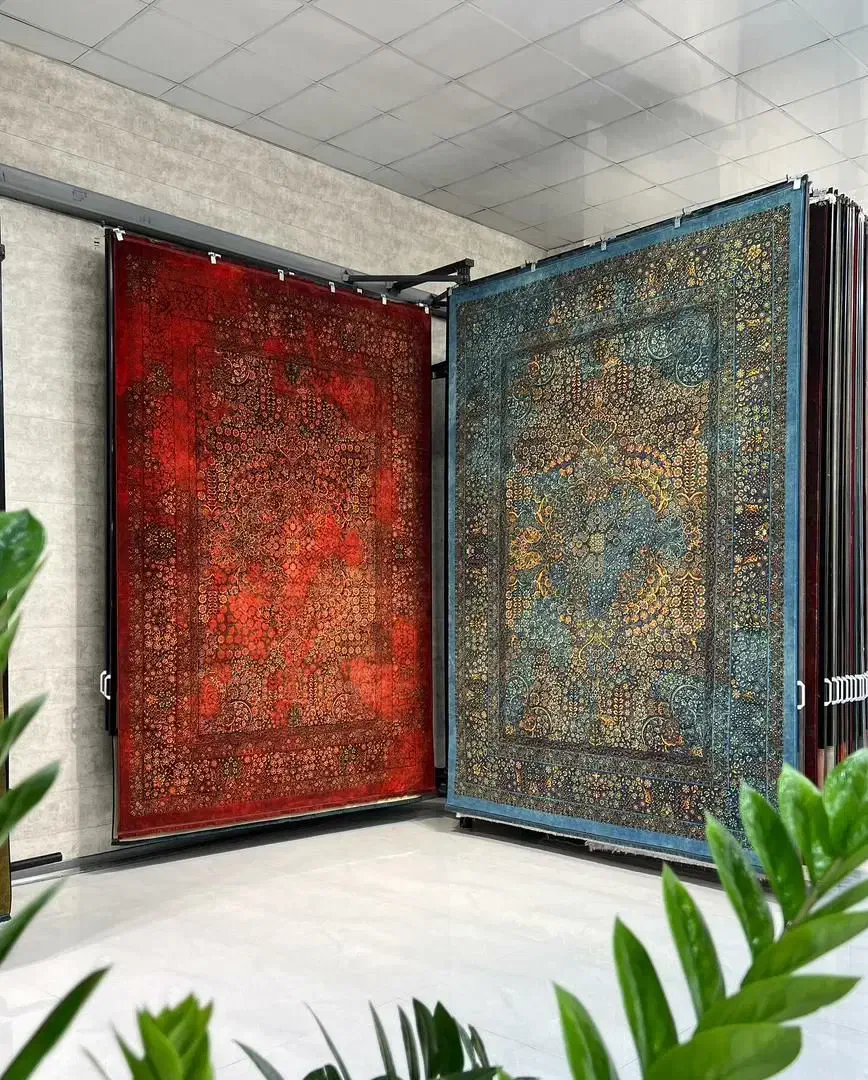 فرش مهرنگ ۱۲۵۰شانه تراکم ۳۰۰۰ زرین طلاکوب لاکچری|فرش|شیراز, فرگاز|دیوار