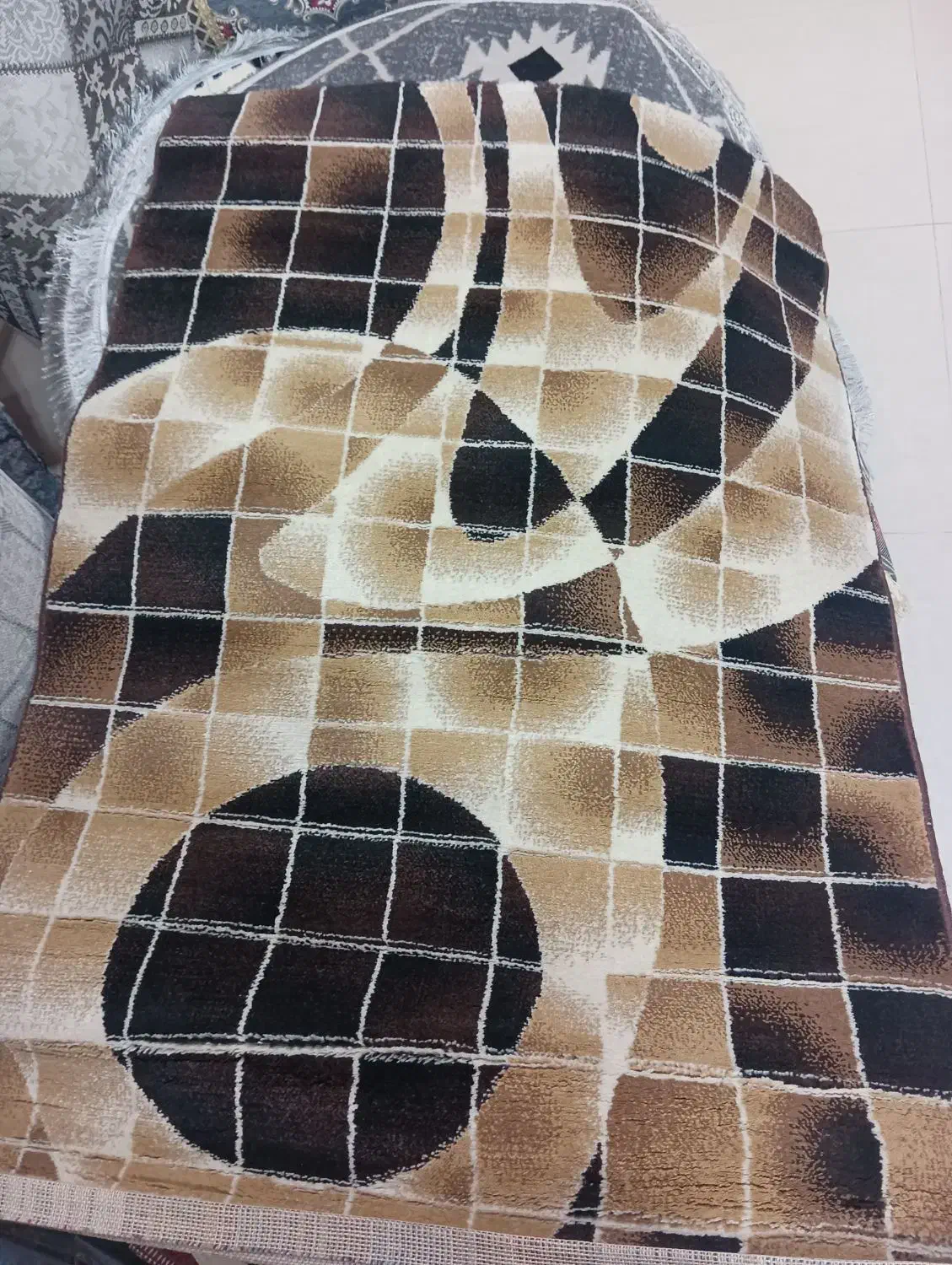 گلیم فرش گبه یک متری|گلیم، جاجیم، گبه|کرمان, |دیوار