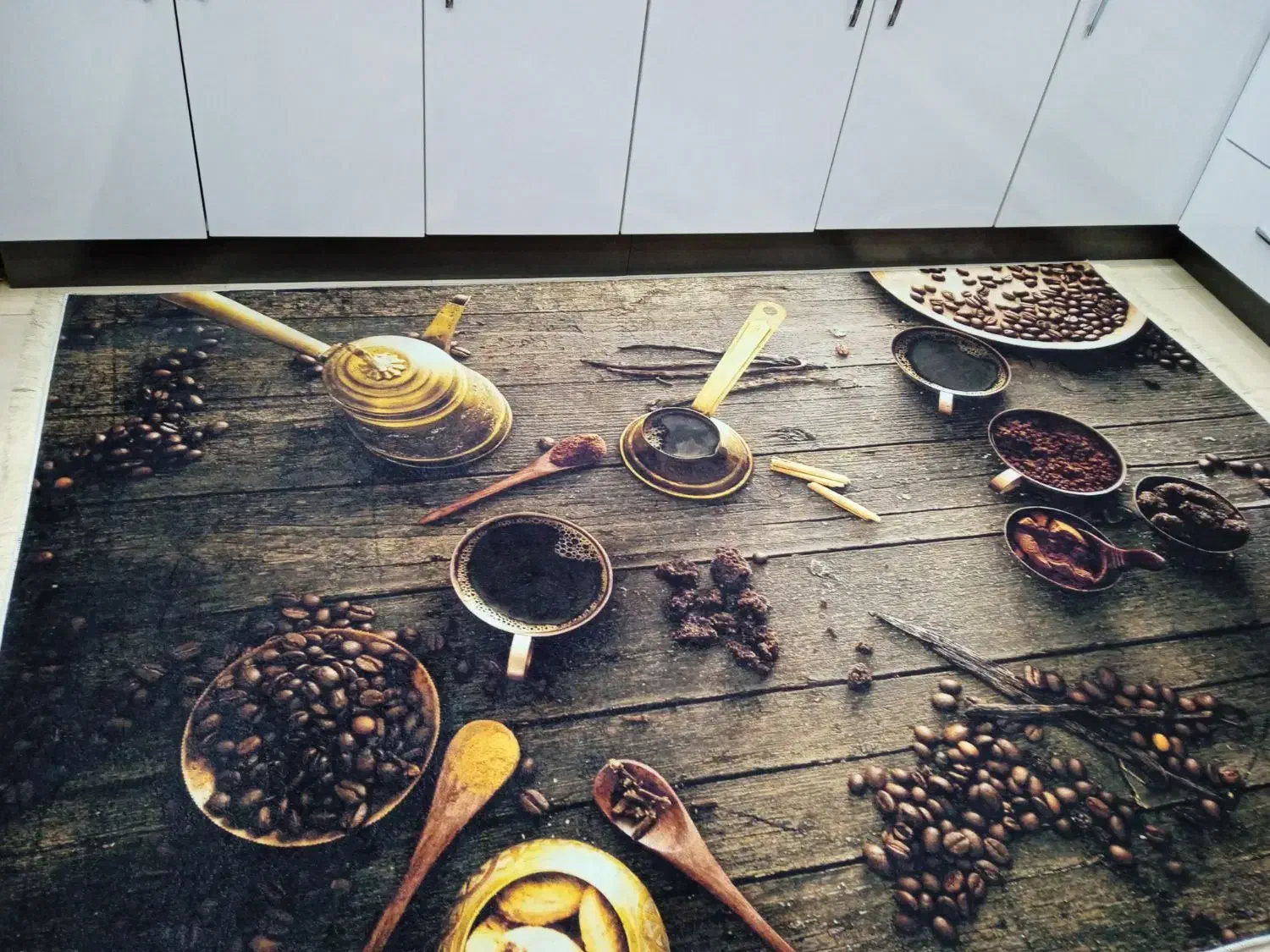 فرش ۴ متری طرح قهوه مخصوص آشپز خانه|فرش|لنگرود, |دیوار