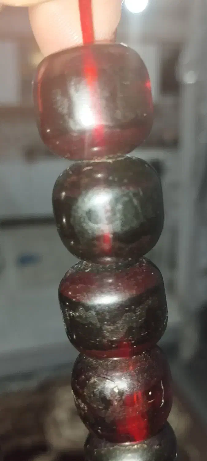 تسبیح قدیمی سندلوس|کلکسیون اشیاء عتیقه|مشهد, کشاورز|دیوار