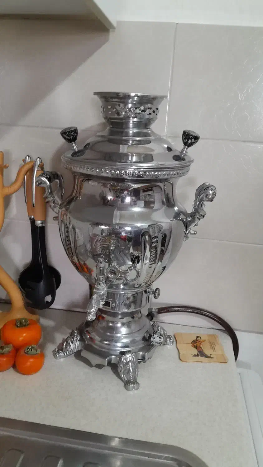 سماور ۶ لیتری تابان|سماور، چای‌ساز، قهوه‌ساز|هشتگرد, فاز ۳ مهستان|دیوار