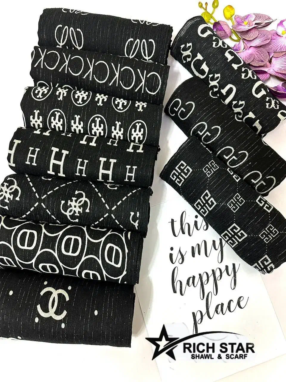 شال پلیسه منگوله دار ریچ استار|لباس|سراب, |دیوار