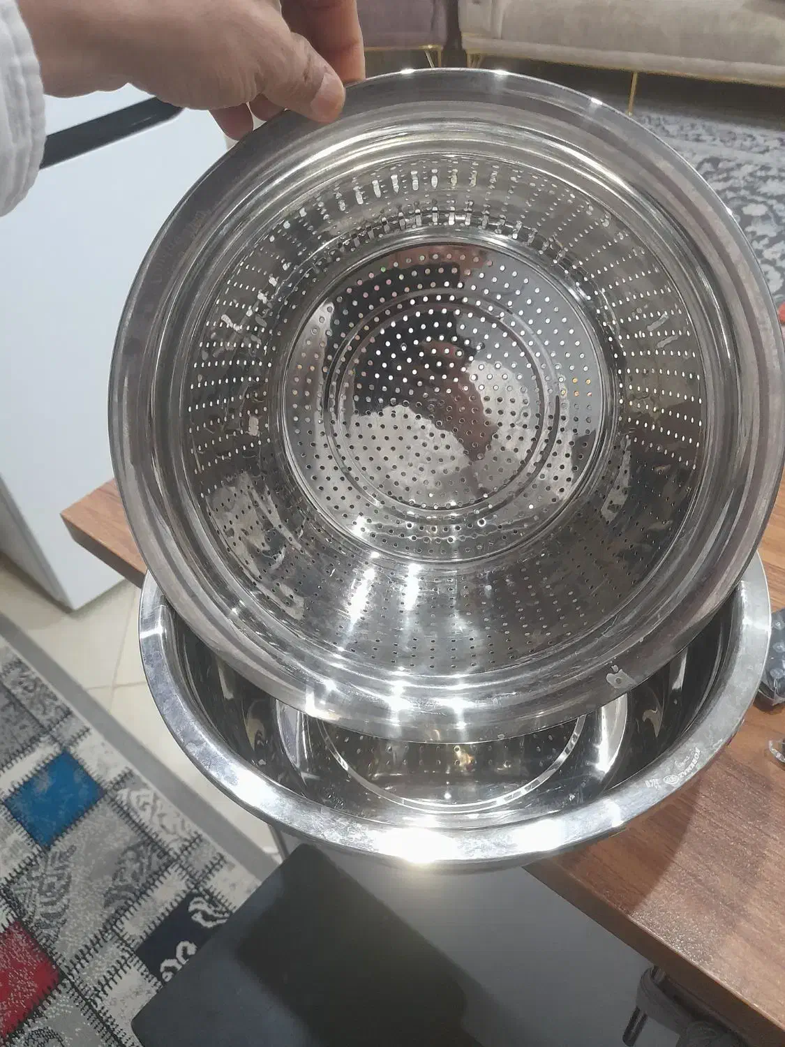 آبکش و تشت  استیل|حراج|گلبهار, شهر جدید گلبهار|دیوار