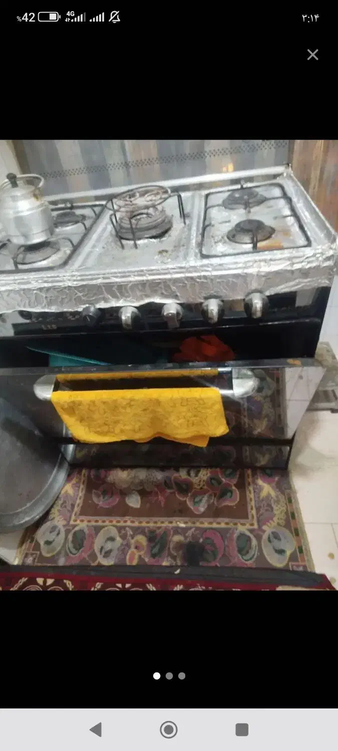 اجاق گاز استیل|اجاق گاز و لوازم برقی پخت‌وپز|اهواز, پردیس|دیوار