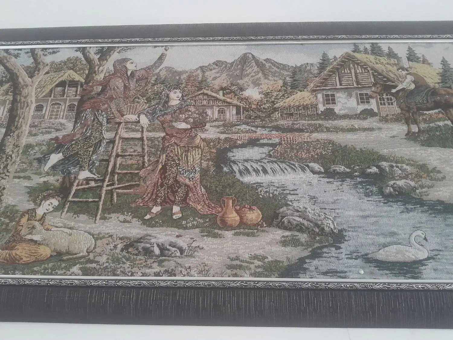 تابلو بزرگ در حد نو|تابلو فرش|بروجرد, |دیوار