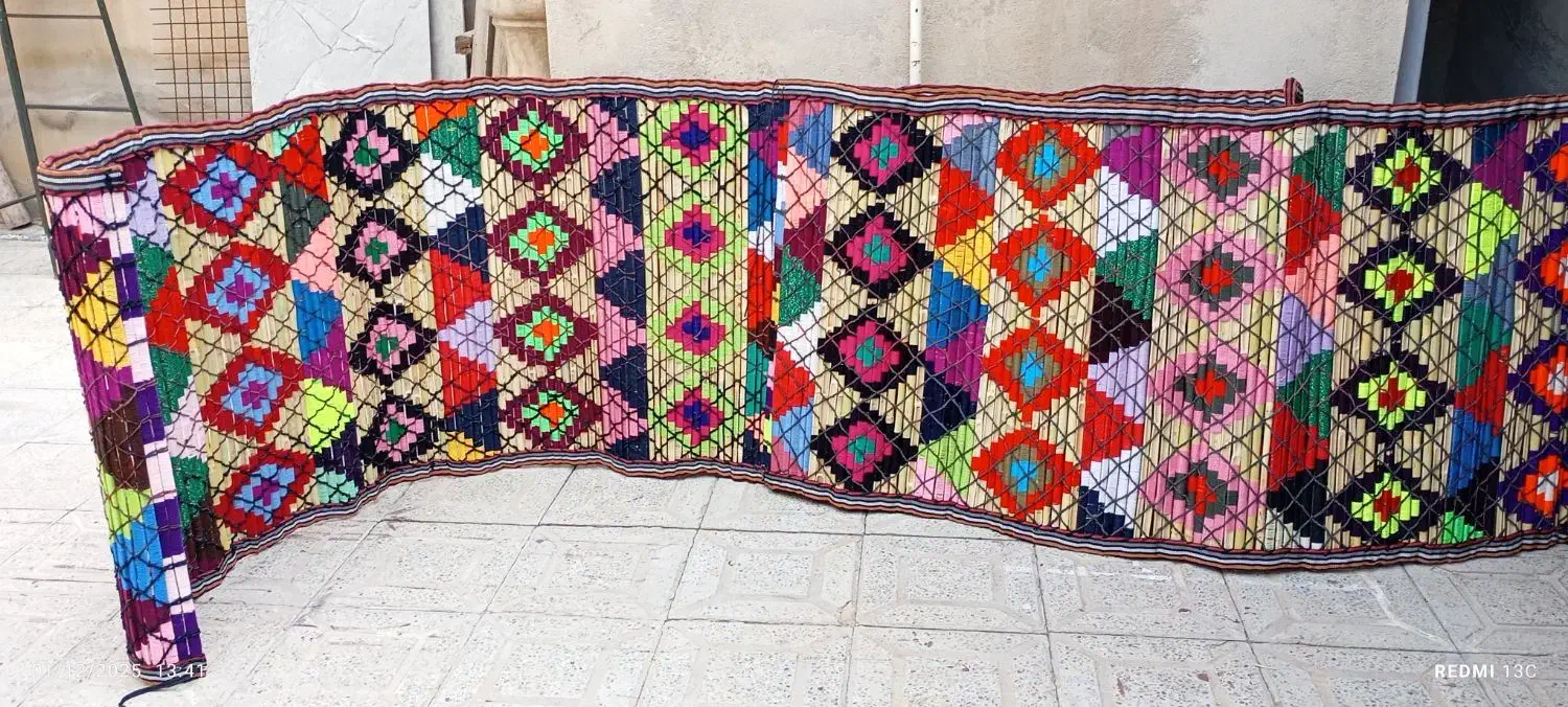 دو عدد چیت رنگی|فرش|ایلام, |دیوار