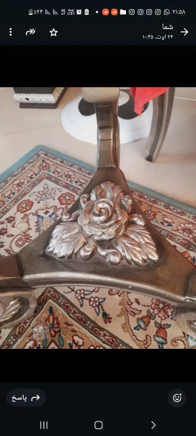 میز جلو‌مبلی|مبلمان خانگی و میز عسلی|شیراز, چنچنه|دیوار