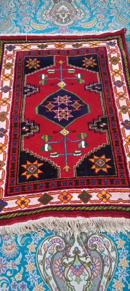 قالیچه سنتی بختیاری|گلیم، جاجیم، گبه|اصفهان, شاهزاده ابراهیم|دیوار