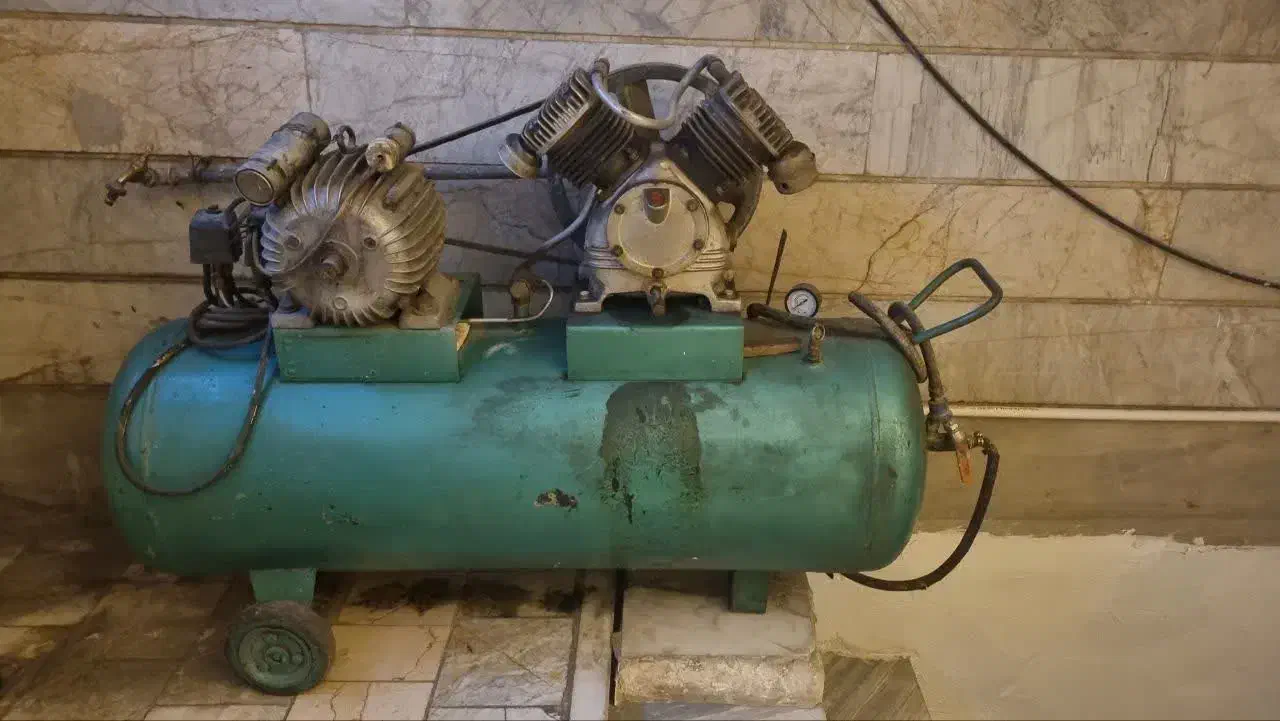 پمپ ۱۵۰ لیتری دو سیلندر|ابزارآلات|تهران, افسریه جنوبی|دیوار