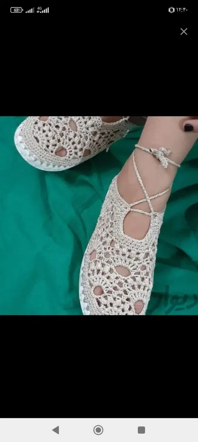 کفش‌های بیرون پوش بانخ مکرومه تک سوزنه فوق العاده|کیف، کفش، کمربند|مشهد, رسالت|دیوار