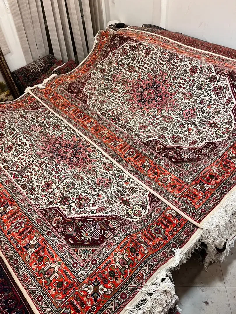 جفت ۶متری کرم  دستبافت تبریز|فرش|تهران, جهاد|دیوار