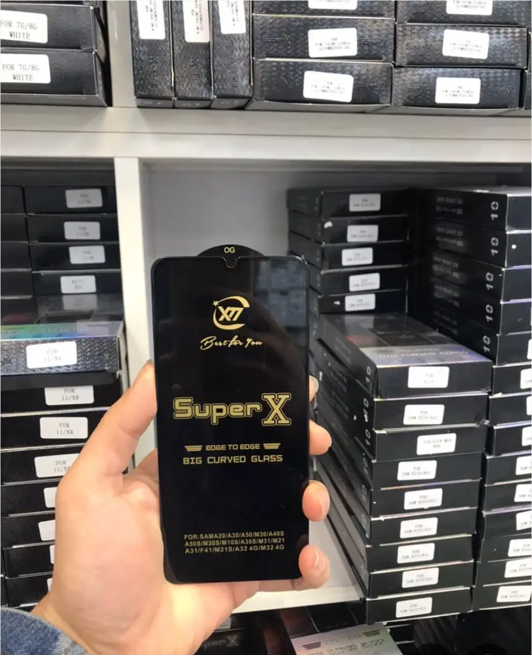 گلس موبایل سوپر X آنتی استاتیک|لوازم جانبی موبایل و تبلت|قم, نیروگاه|دیوار