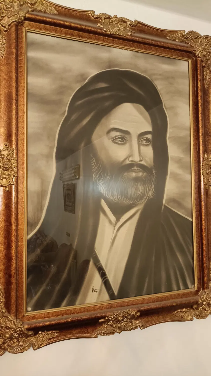 تابلو سیاه قلم شاهکار ( استاد سرخوش )|تابلو، نقاشی، عکس|تهران, دروازه شمیران|دیوار