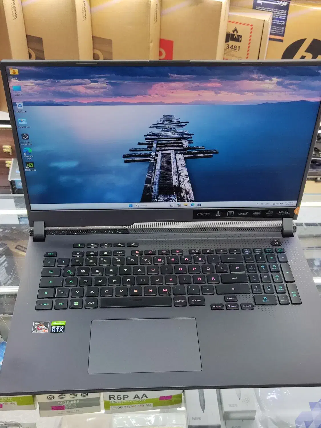 لپ تاپ 17.3 اینچی ایسوس مدل ROG|رایانه همراه|زنجان, |دیوار