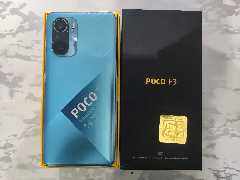گوشی شیائومی POCO F3 5G درحدنو حافظه 256 رام 8|موبایل|تهران, کیانشهر|دیوار