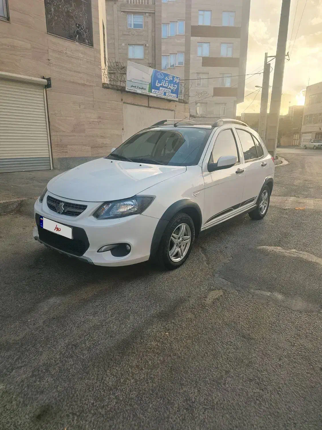 کوییک rسفید مشکی با رینگ|خودرو سواری و وانت|اراک, |دیوار