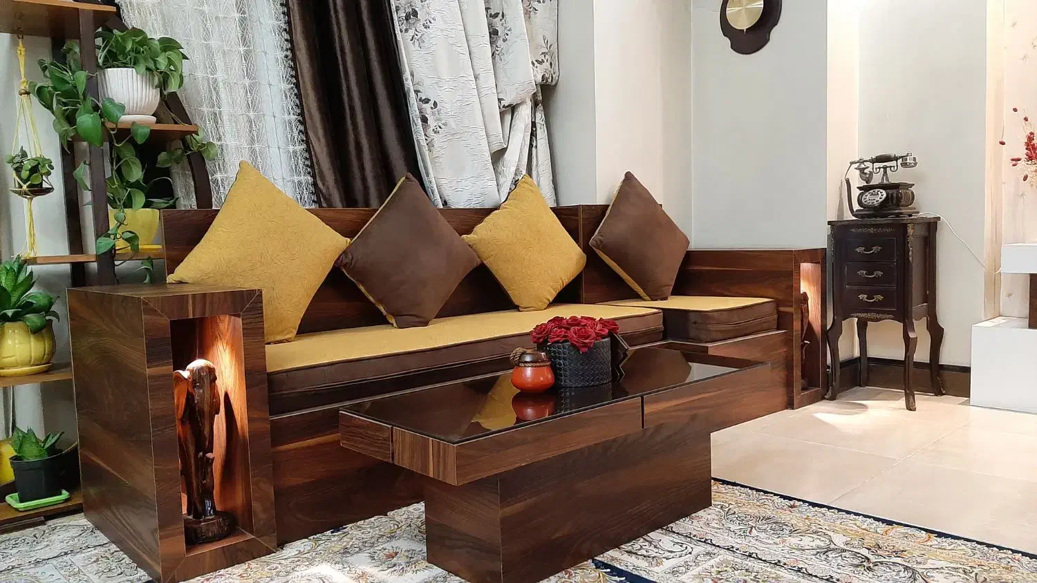 نیمکت ام دی اف،مبل|مبلمان خانگی و میز عسلی|اصفهان, رسالت|دیوار