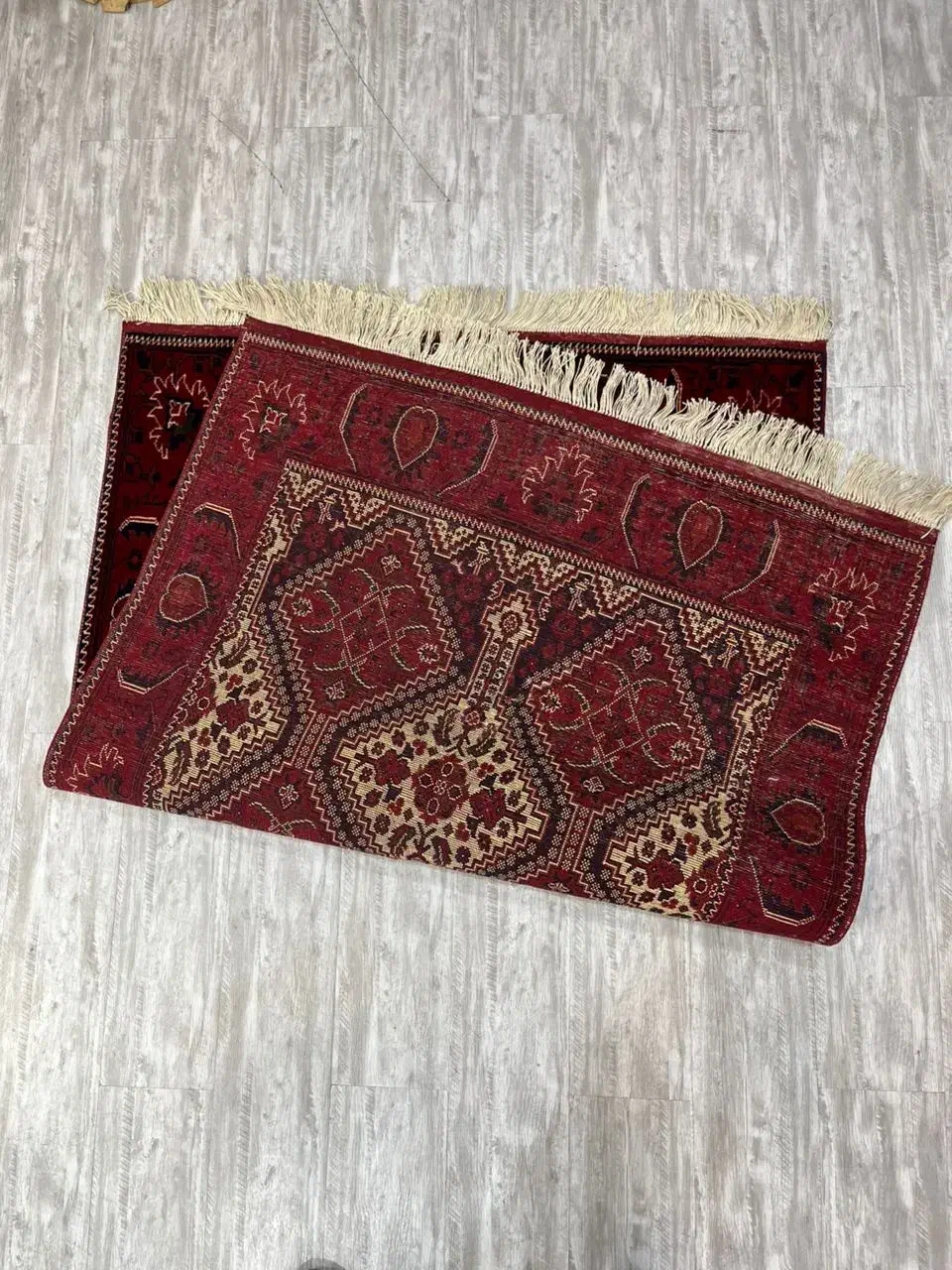 فرش دستباف ذرع و نیم|گلیم، جاجیم، گبه|تهران, منیریه|دیوار