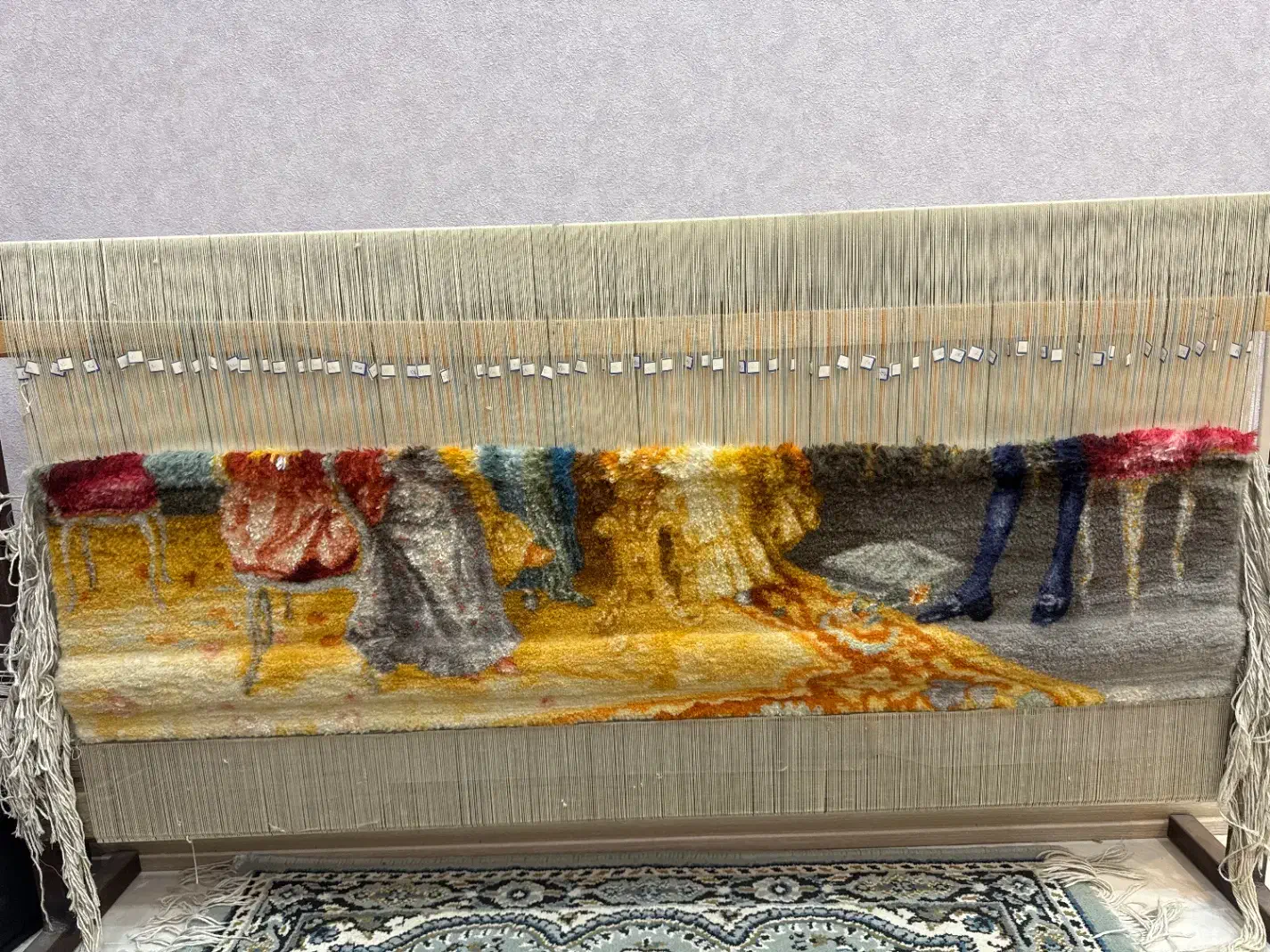 تابلو فرش شاعرجوان|تابلو فرش|شیراز, سفیرشمالی|دیوار