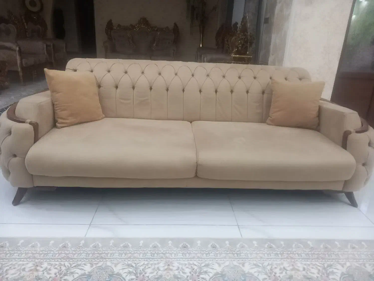 مبل راحتی در حد نو|مبلمان خانگی و میز عسلی|شاهرود, |دیوار