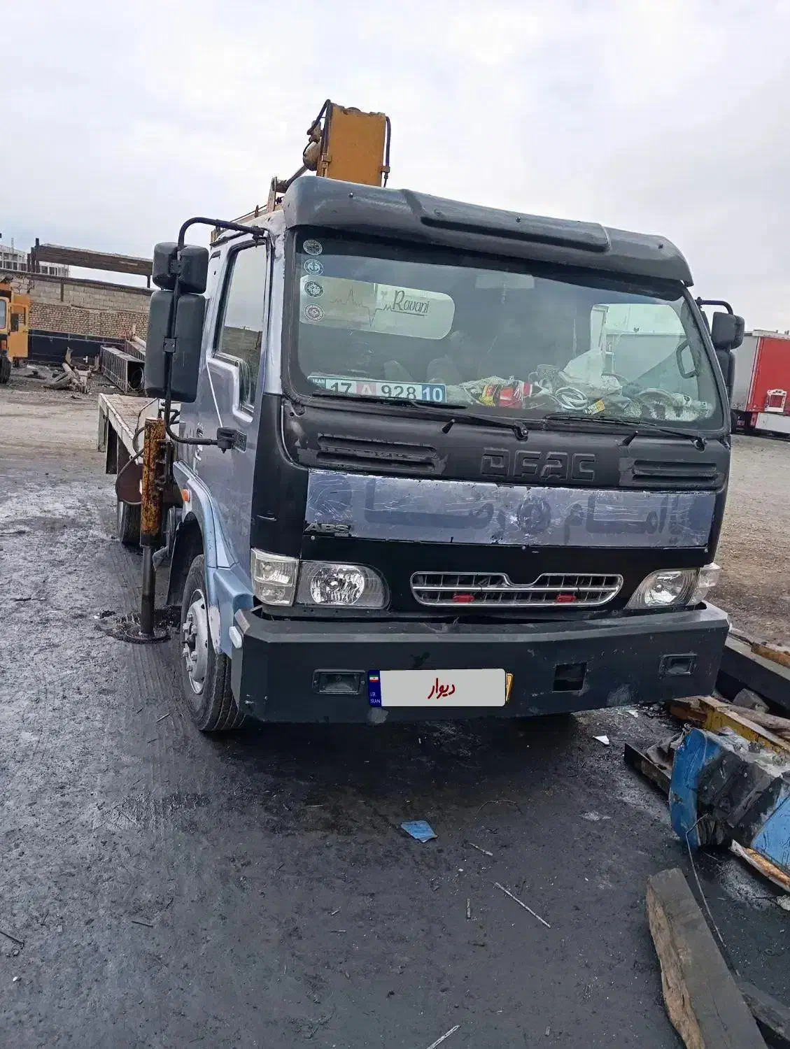 جرثقیل کاویان۱۰۶|خودرو سنگین|رباط‌کریم, رباط‌کریم|دیوار