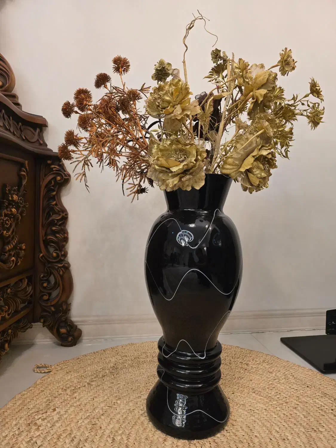 گل وگلدان|گل مصنوعی|قرچک, مهدیه|دیوار