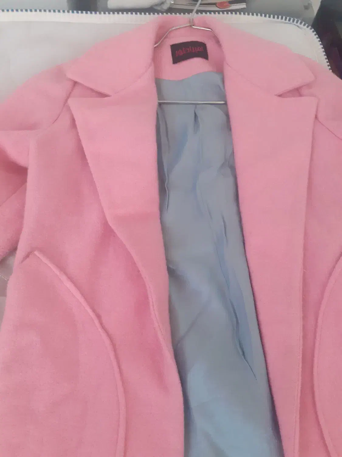 پالتو زنانه صورتی|لباس|قرچک, پویینک|دیوار