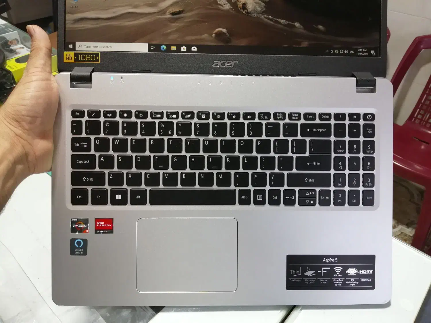 لپتاپ پرقدرت گرافیکدار  acer aspire A5 هارد ssd|رایانه همراه|سراوان, |دیوار