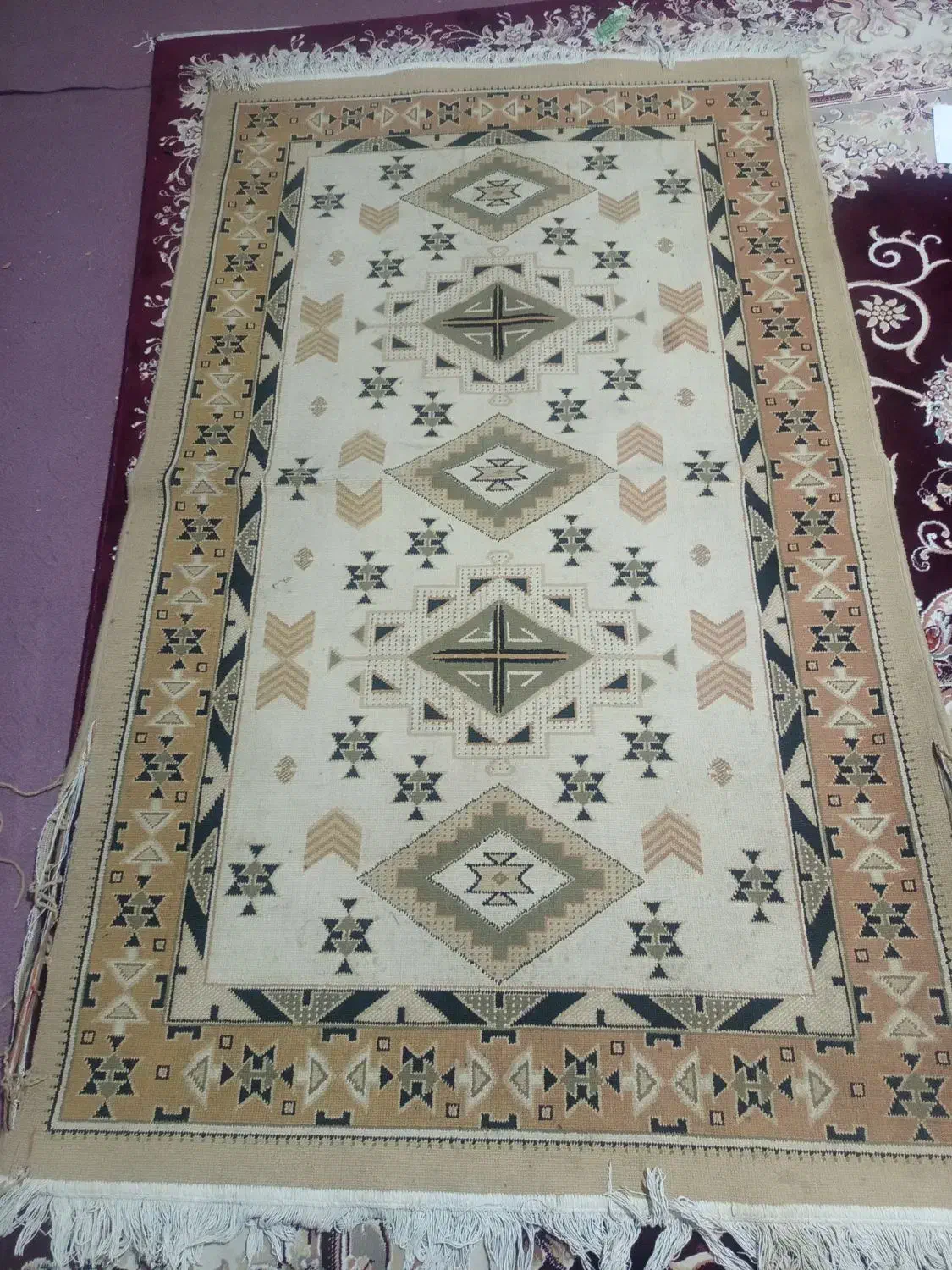 گلیم فرش مناسب باغ ،۲در۱۲۰|گلیم، جاجیم، گبه|ساوه, |دیوار