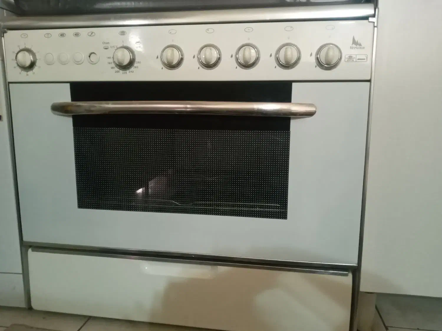 اجاق گاز ۵ شعله فردار|اجاق گاز و لوازم برقی پختوپز|هشتگرد, شهرک پارسیان|دیوار