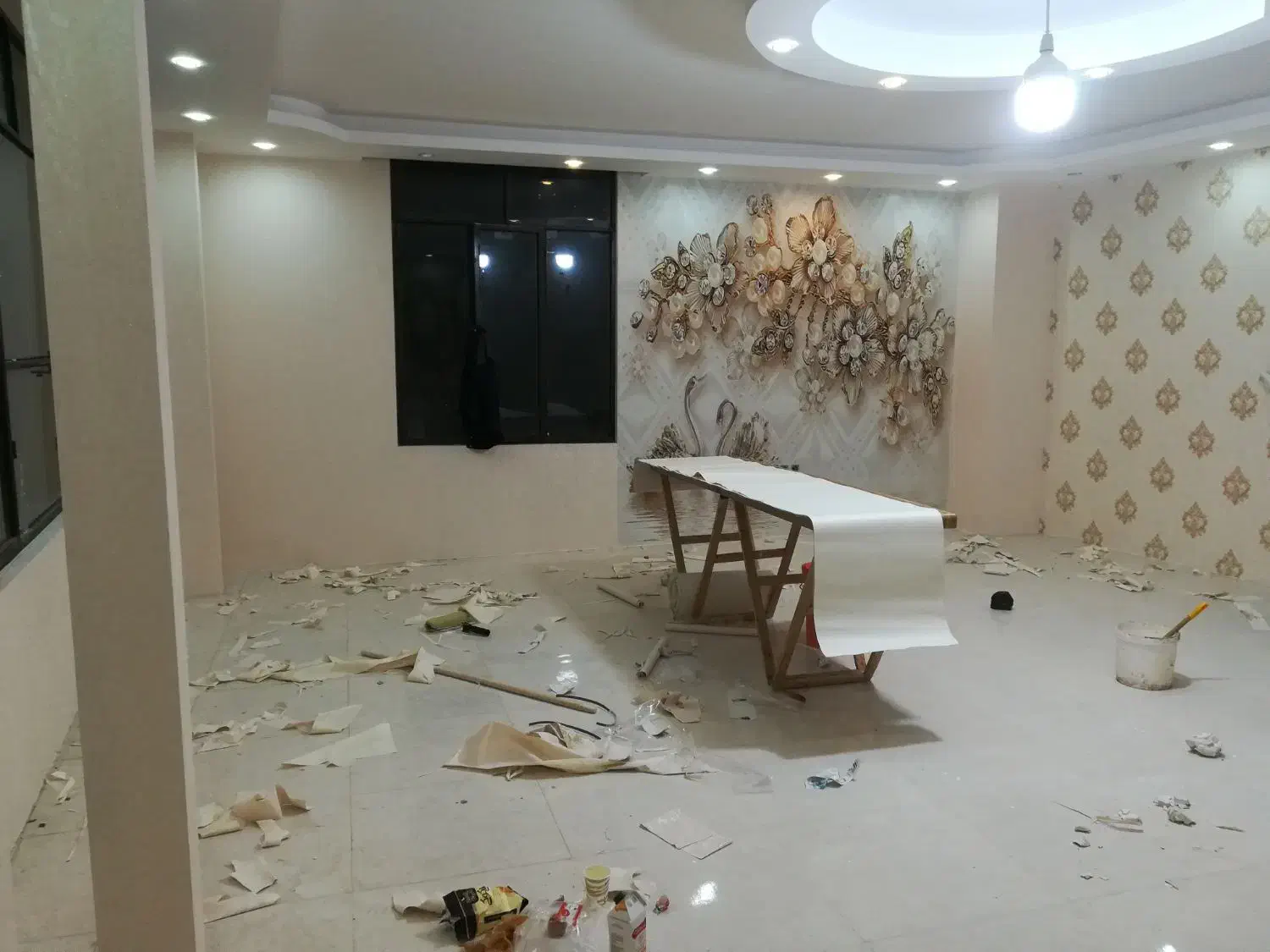 نصب کاغذ دیواری|خدمات پیشه و مهارت|مشهد, حسابی جنوبی (شهرک غرب)|دیوار