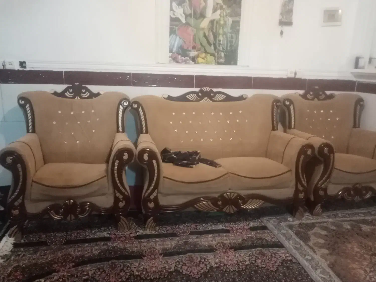 مبل|مبلمان خانگی و میز عسلی|بم, |دیوار