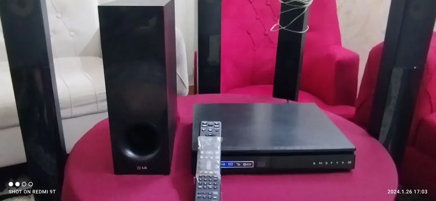 سینماخانواده‌الجی|سیستم صوتی خانگی|رشت, سلیمانداراب|دیوار