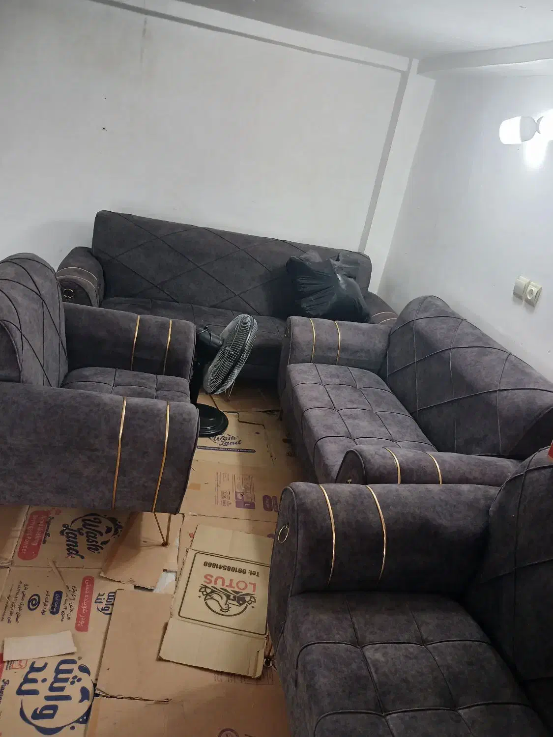 مبل ۷نفر|مبلمان خانگی و میز عسلی|فومن, |دیوار