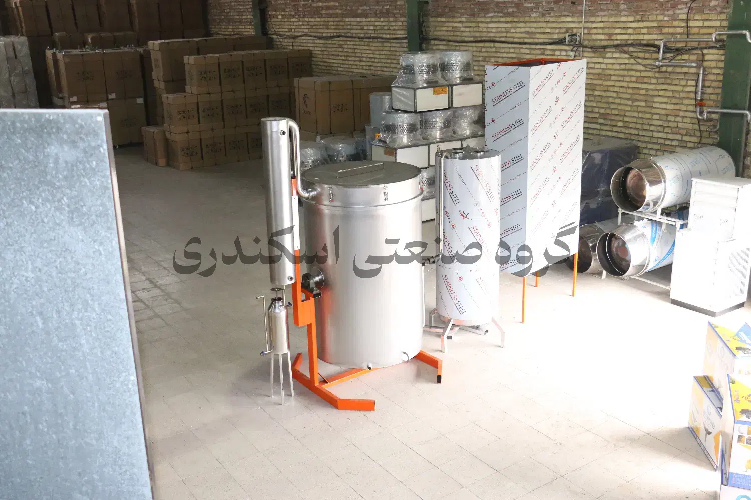 دیگ گلاب گیر عرقگیر گلابگیر عرق گیری تقطیر عرق|ماشین‌آلات صنعتی|رشت, نیکمرام|دیوار