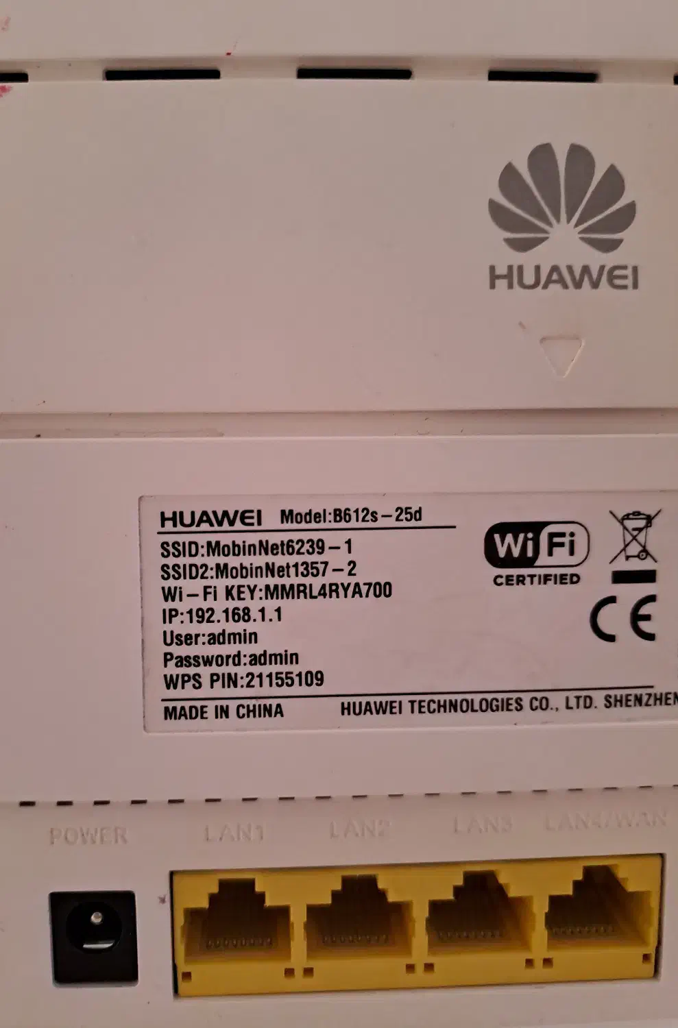 مودم هواوی b612 مبین نت huawei|مودم و تجهیزات شبکه|مشهد, زمانه|دیوار