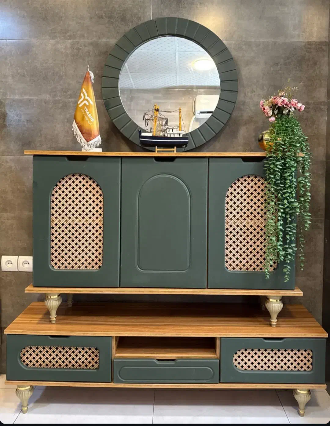 ست آینه کنسول جاکفشی میز تی وی|بوفه، ویترین، کنسول|تهران, نعمتآباد|دیوار