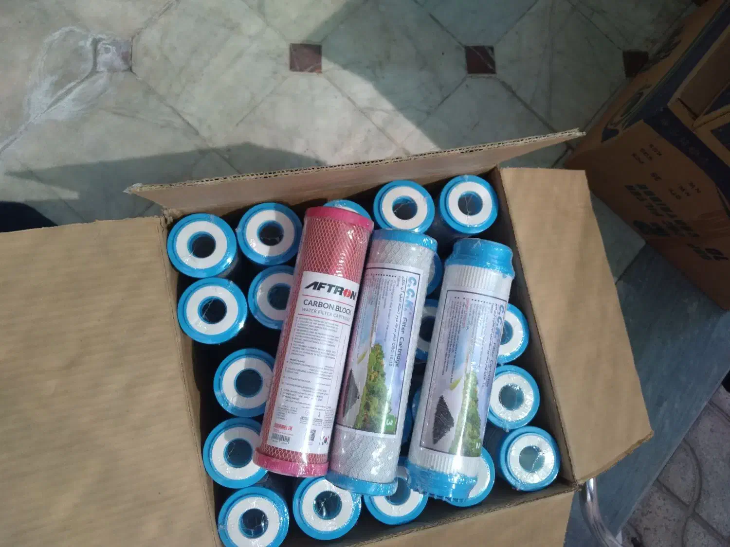 پک فیلتر تصفیه اب خانگی|آبسردکن و تصفیه آب|شیراز, دشت چنار|دیوار