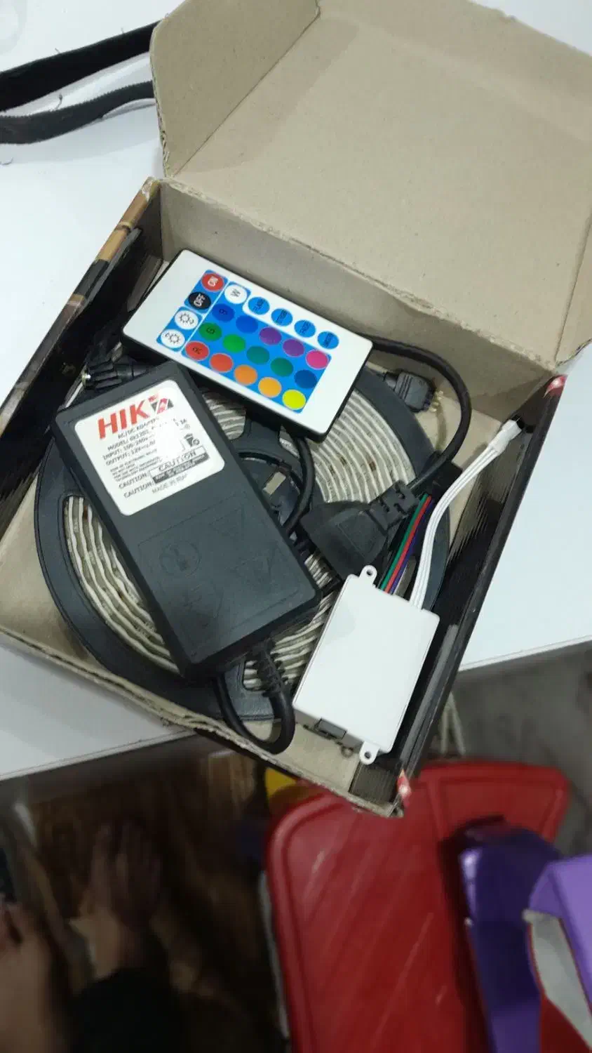 ریسه ی rgb|ریسه و چراغ تزئینی|ماهدشت, |دیوار