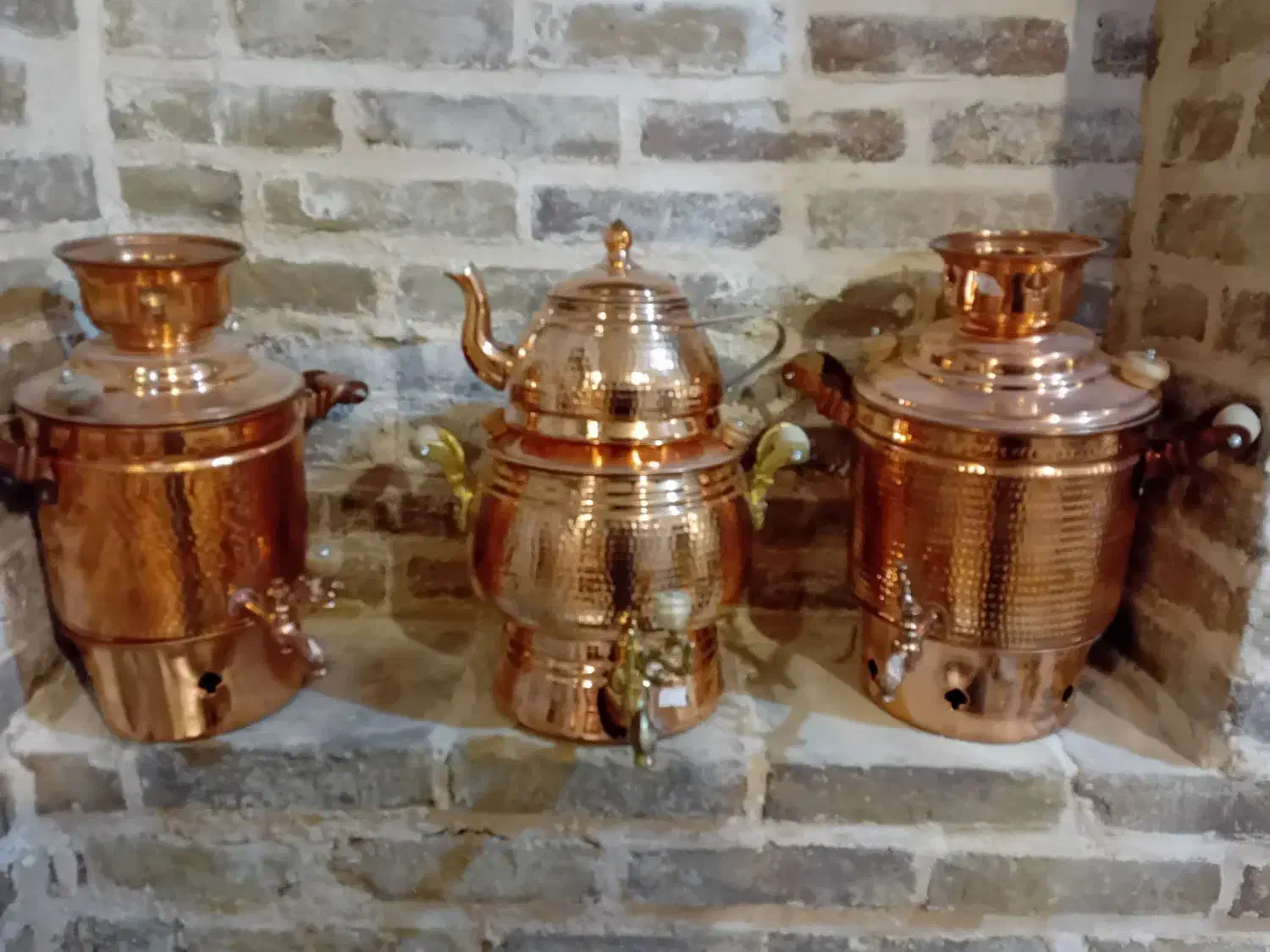 سماور رو گازی مسی|سماور، چای‌ساز، قهوه‌ساز|بجنورد, |دیوار