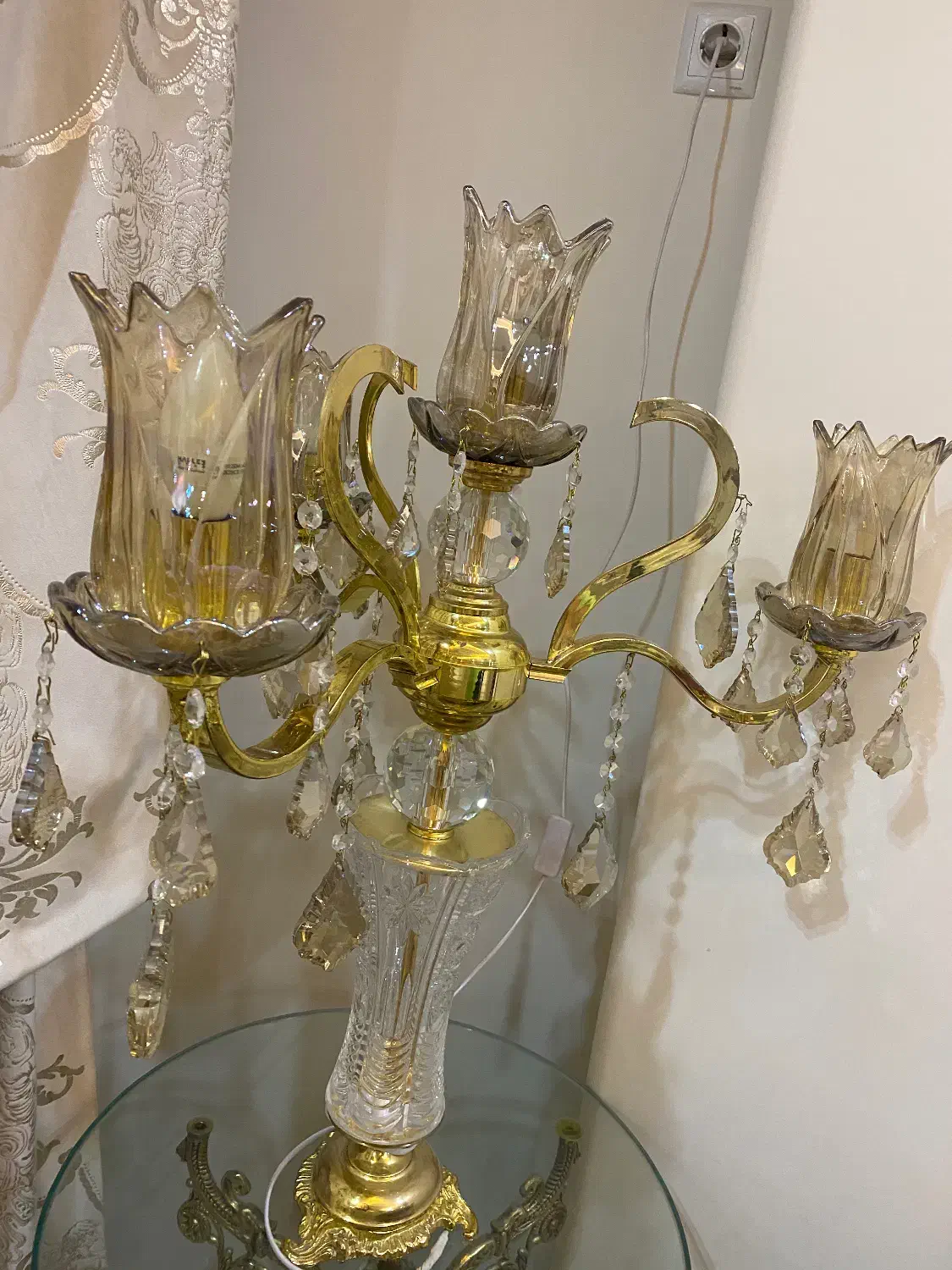 آباژر رومیزی سه شاخه|لوستر و چراغ آویز|تهران, سعادتآباد|دیوار