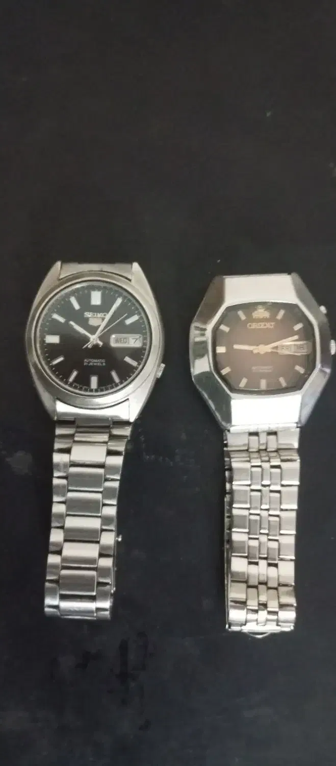 دو عدد ساعت مچی هر دو اتوماتیک اورینت و سیکو پنج|ساعت|تهران, مجیدآباد|دیوار