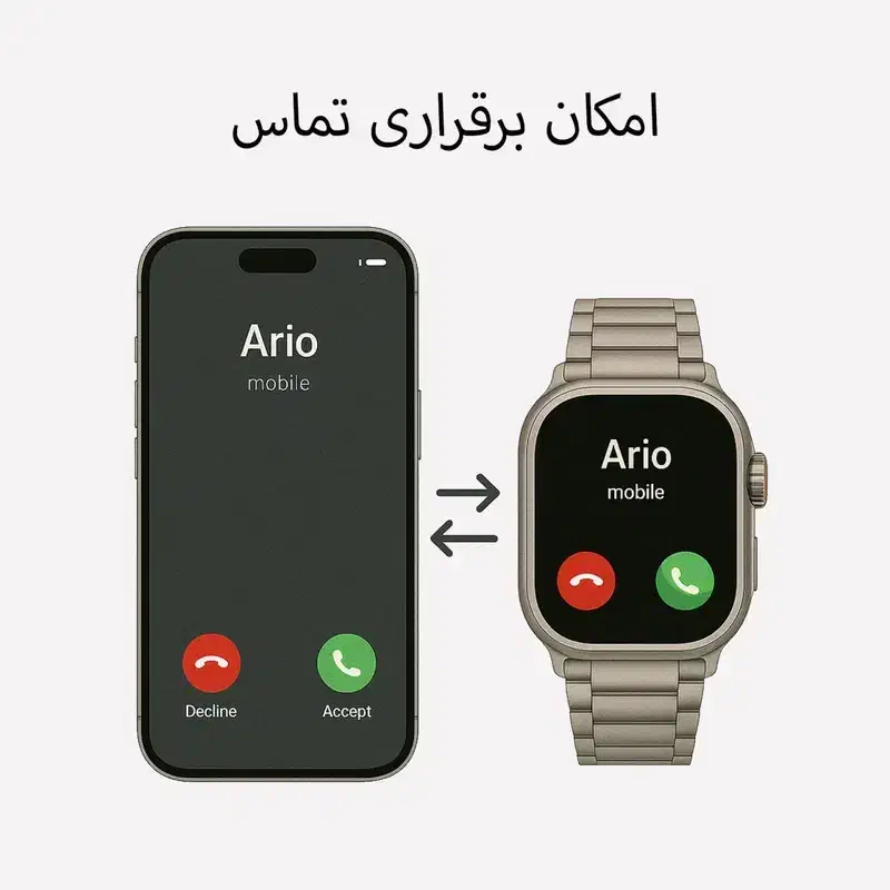 ساعت هوشمند آریو با شش ماه ضمامت|ساعت|تهران, حسینآباد|دیوار